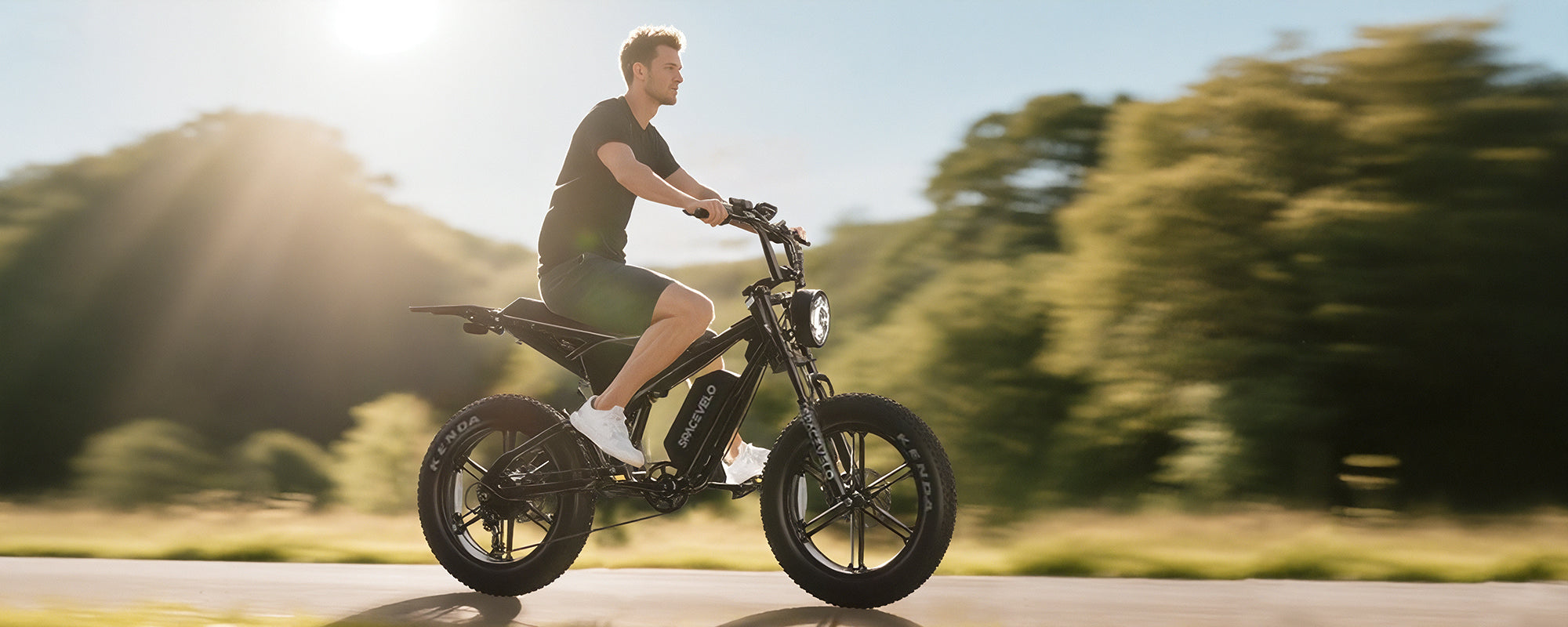 A powerful 750W (1200W peak) e-bike with over 100 miles of range delivers ultimate riding freedom. This premium e-bike features a powerful 750W (1200W peak) motor with 95Nm of torque, delivering exceptional performance and making easy work of steep hills. Its long-lasting battery with over 100 miles of range eliminates range anxiety, making it ideal for long commutes and weekend adventures. Wide, all-terrain-designed tires provide exceptional stability on city streets, gravel roads, and dirt trails.