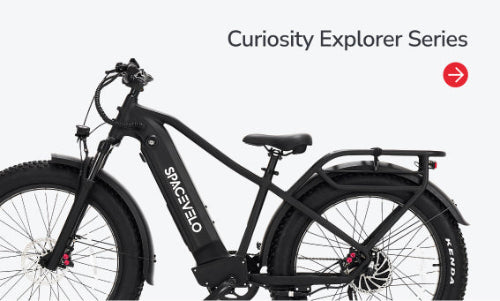 Discover the Curiosity Explorer Series by SPACEVELO, designed for the adventurous rider, showcased on our Series page.